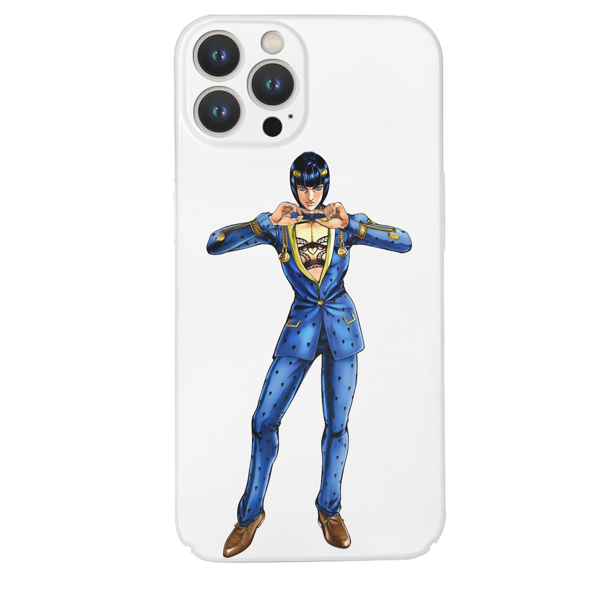 （画像用） ジョジョの奇妙な冒険 ブローノ?ブチャラティ JoJo's Bizarre Adventure Bruno Bucciarati 【iPhone 14シリーズ対応】ハードケース